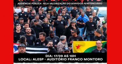 Fessp-Esp convoca servidores para mobilização na Alesp dia 17, a partir das 9 horas Fessp-Esp convoca servidores para mobilização na Alesp dia 17, a partir das 9 horas